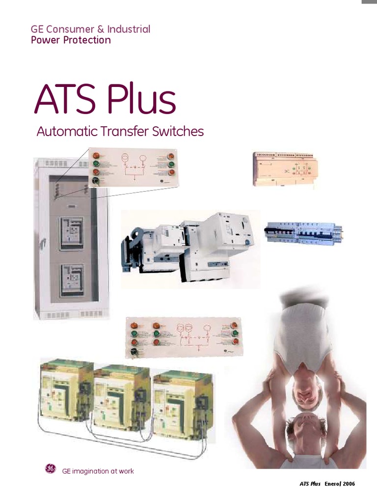 GE Automatic Transfer Switch Overview | PDF | Switch | Relay