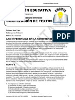 Comprensión textos avances medicina