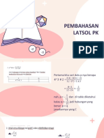 Pembahasan Latsol PK