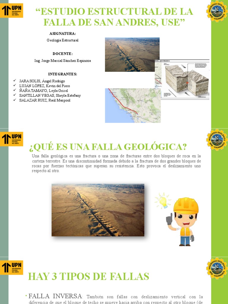 Falla de San Andres | PDF | Falla (geología) | Temblores