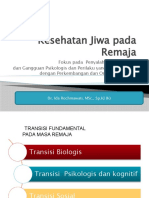 Kesehatan Jiwa Pada Remaja Dinkes Prop