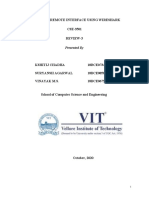 Capturing Remote Interface Using Wireshark CSE-3501 Review-3