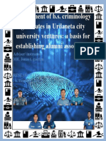 Involvement of B.S. Criminology Graduates in Urdaneta City University Ventures: A Basis For Establishing Alumni Association