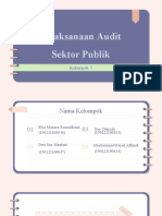 Kelompok 7 - Pelaksanaan Audit Sektor Publik