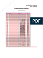 Fechas Exámenes de Título Ppe-490 - 2022