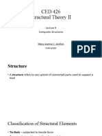 CED 426 Structural Theory II: Composite Structures