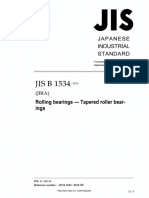 JIS B 1534-2013 Roller Bearing.