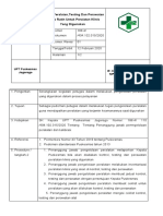 SOP-KONTROL PERALATAN, TESTING Dan PERAWATAN SECARA RUTIN UNTUK PERALATAN KLINIS YANG Digunakan