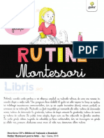 Rutine. Montessori Pentru Fetite - Cartoane de Perete Educative Si Decorative