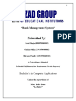 Bank Management System Project Report