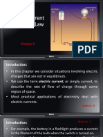 MODULE 6-Electric Current and Ohm's Law