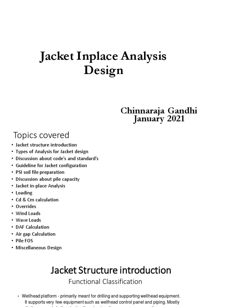 Offshore Jacket Inplace Analysis For Beginners With Sacs 1614129844 ...