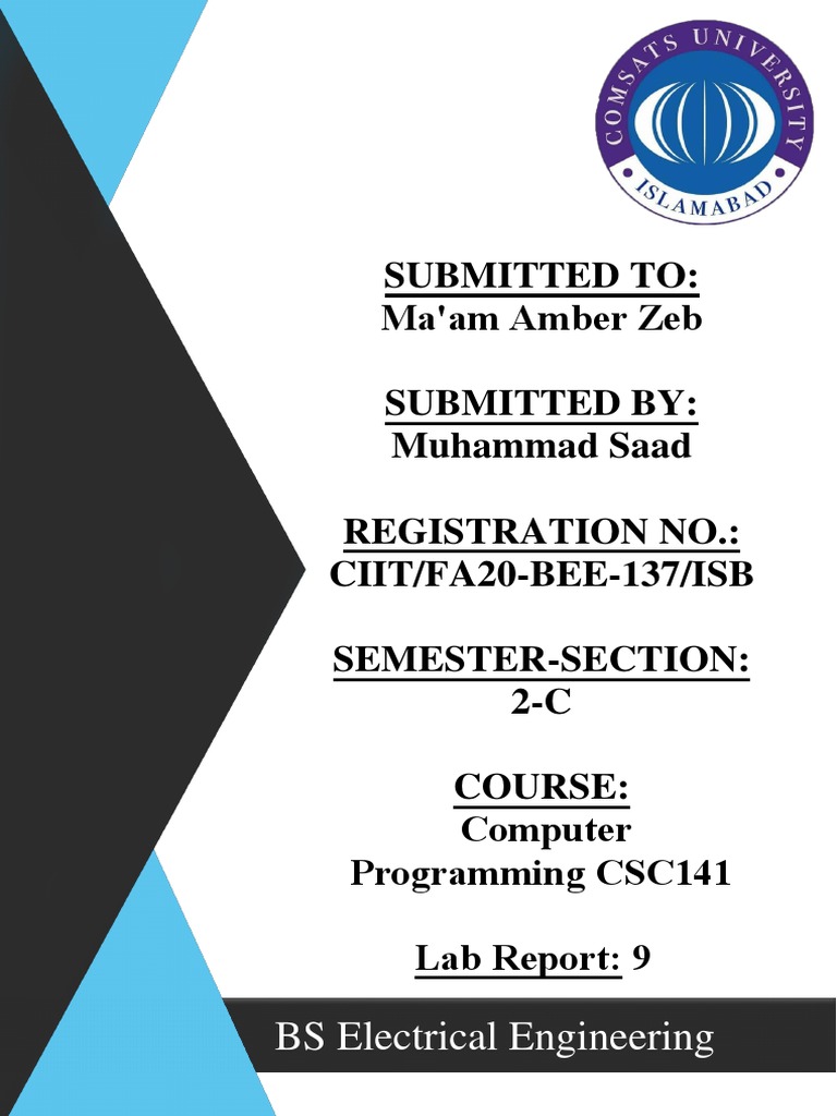 Recursive Functions and Pointers Lab Report | PDF | Computer Science ...