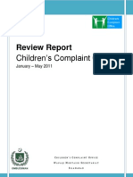 Children's Complaint Office - Monthly Report (May 2011)