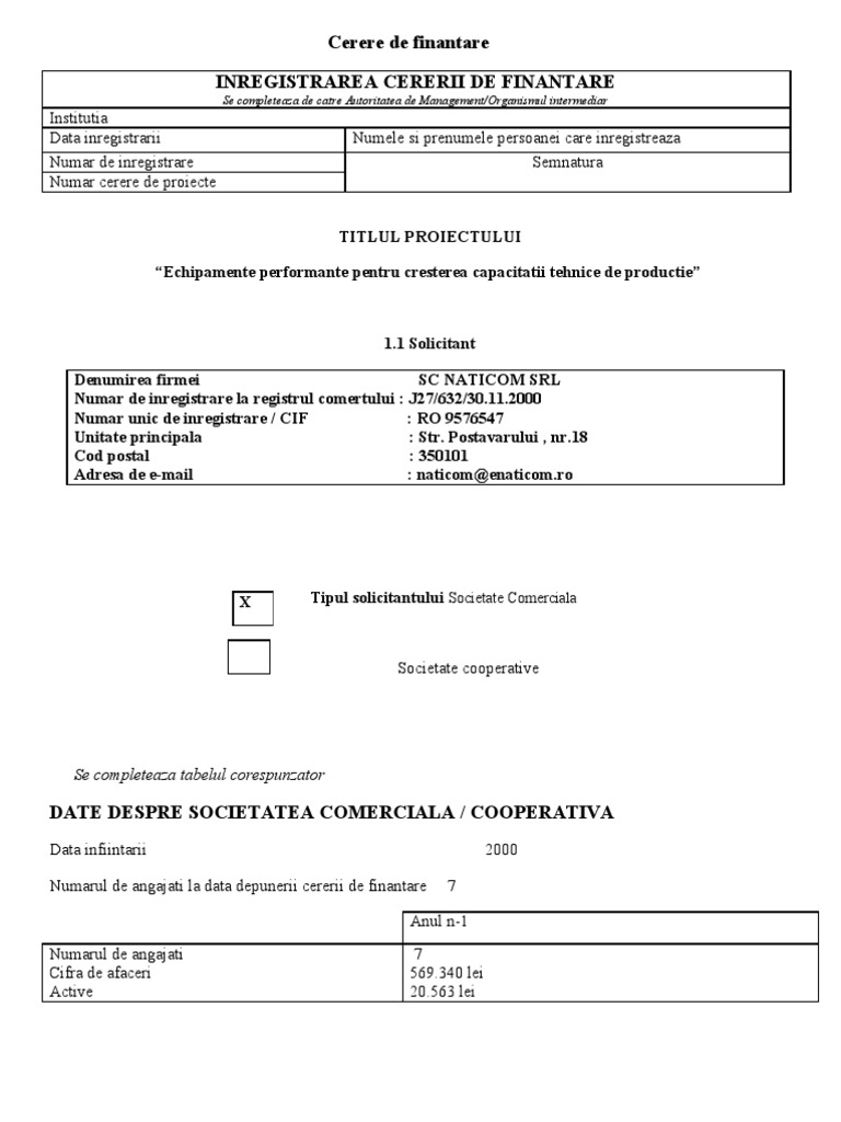 Proiect Managementul Proiectelor Europene | PDF