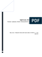 Eğitimde Ahlak Ve Etik: Foteses Çalışması Benim Deneyimlerim Ile Pandemi de Uzaktan Eğitim