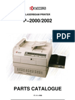 Kyocera P-2000 Parts Manual