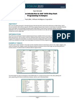 A Hands-On Introduction To SAS DATA Step Hash Programming Techniques