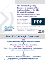 The Periodic Reporting Exercise in Support of The Implementation of The 5Cs Strategic Objectives
