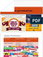 Sales Promotion: Forms of Sales Promotions-Consumer Trade & Sales Force-Oriented