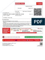 Print Boarding Pass PNR MEZ84D 17 Jun 2022 Bengaluru To Kolkata For MDMAHMUDURRAHMAN