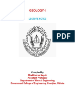 GCE Keonjhar Geology Lecture Notes: Mineral Deposits and Ore Genesis Processes