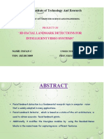 3D Facial Landmark Detection for Intelligent Video Systems