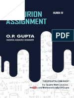 Centurion Assignment: O.P. Gupta