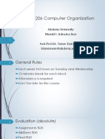 2019 2020 CSE206 Week01 Ch1 CORG Introduction