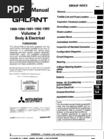 Download Galant 89-93 Service Manual Body  Electric by Sonny Vicente SN57902948 doc pdf