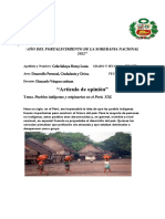 Fortalecimiento de la soberanía nacional y los pueblos indígenas en el Perú