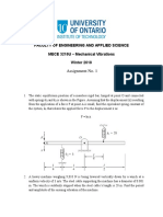 Faculty of Engineering and Applied Science MECE 3210U - Mechanical Vibrations