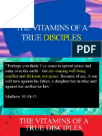 Vitamins of True Disciples