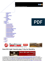 Download Basic IES Light Tutorial Using v-Ray for SketchUp by apdec3 SN57903899 doc pdf