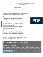 Mon Secours Est en Toi - Psaume 121 - Sébastien Corn