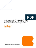 Manual CNAB240 - Emissão folha pagamento