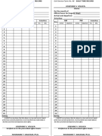 (Name) (Name) : Arrival Departure Arrival Departure Hrs. Min. Arrival Departure Arrival Departure Hrs. Min