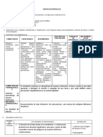 Esquema de Sesión Aprendizaje Sobre Poligonos de 1°