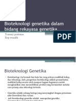 Bioteknologi Genetika Dalam Bidang Rekayasa Genetika