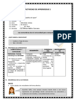 Costumbres de Mi Comunidad para Compartir.