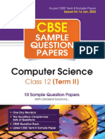 Arihant Class 12 Computer Science Term 2 Sample Papers - Unlocked