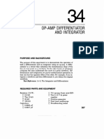 LAB08 - Op-Amp Integrator and Differentiator