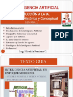 Introducción A La Ia. Perspectiva Histórica y Conceptual: Ing. Hiraida Santana C