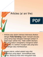 Articles (a/ an/ the
