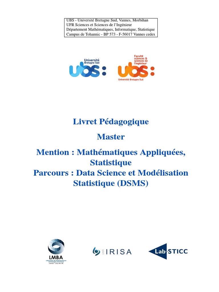 Master Informatique Décisionnelle Paris – HSNODK