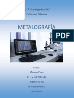 Revista de Investigación Sobre La Metalografía (10%)
