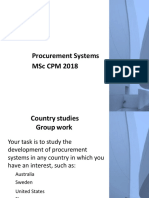 Procurement Systems MSC CPM 2018