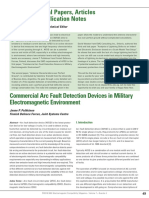 Commercial Arc Fault Detection Devices in Military