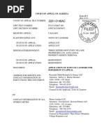 0623CanmoreLeavetoAppeal APP (AP) 2201 0148AC