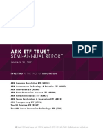 Ark Etf Trust Semiannual Report